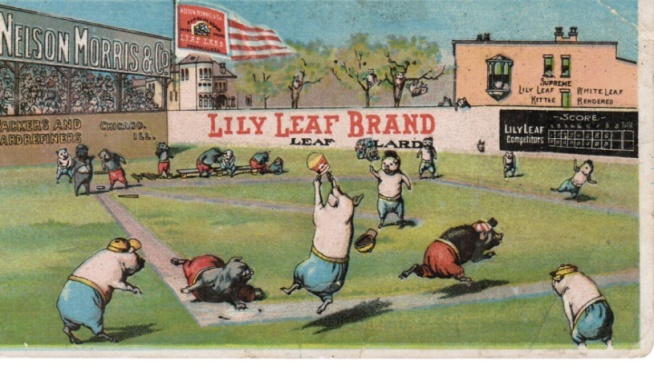 Card 208 baseball advertising trade card