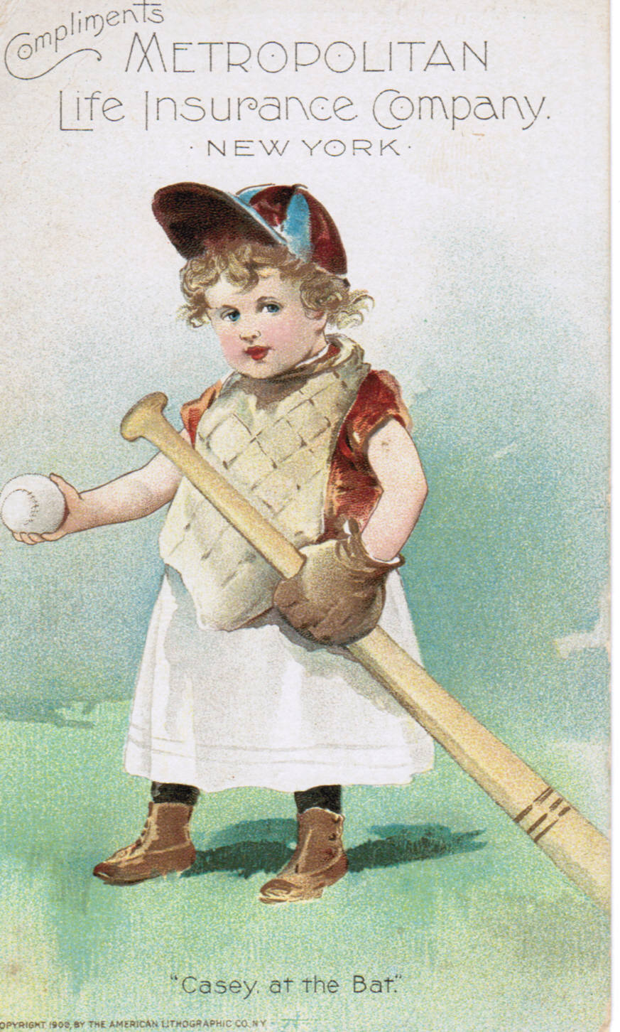 Casey at the Bat baseball advertising trade card