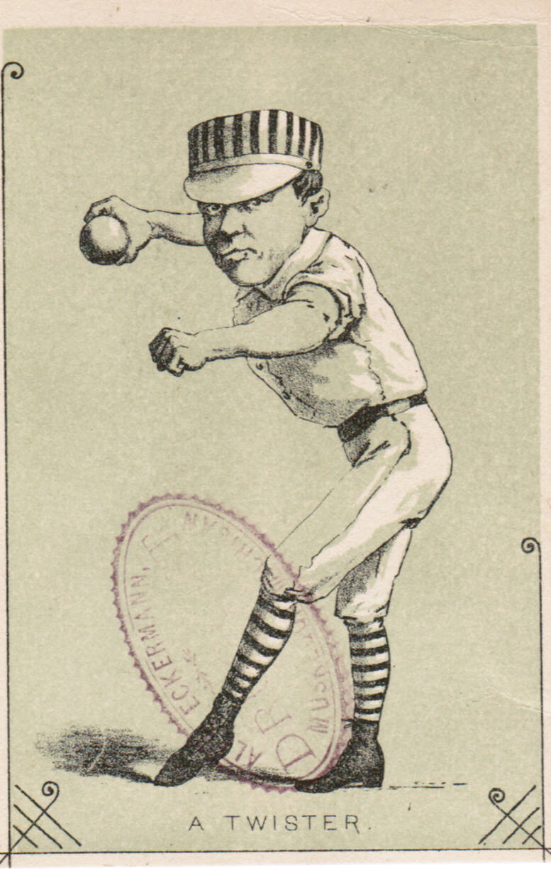 Set H 804-10 baseball advertising trade card