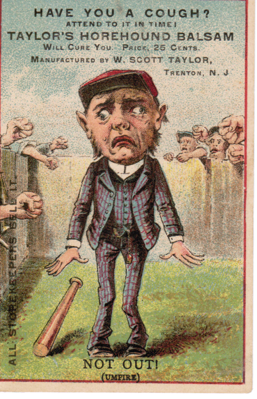 Set H 804-15B baseball advertising trade card