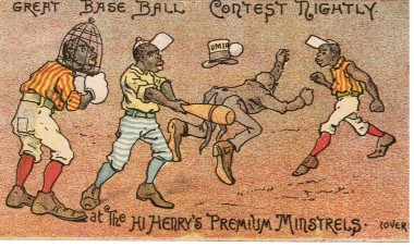 Sample baseball advertising trade card from Set H 804-5