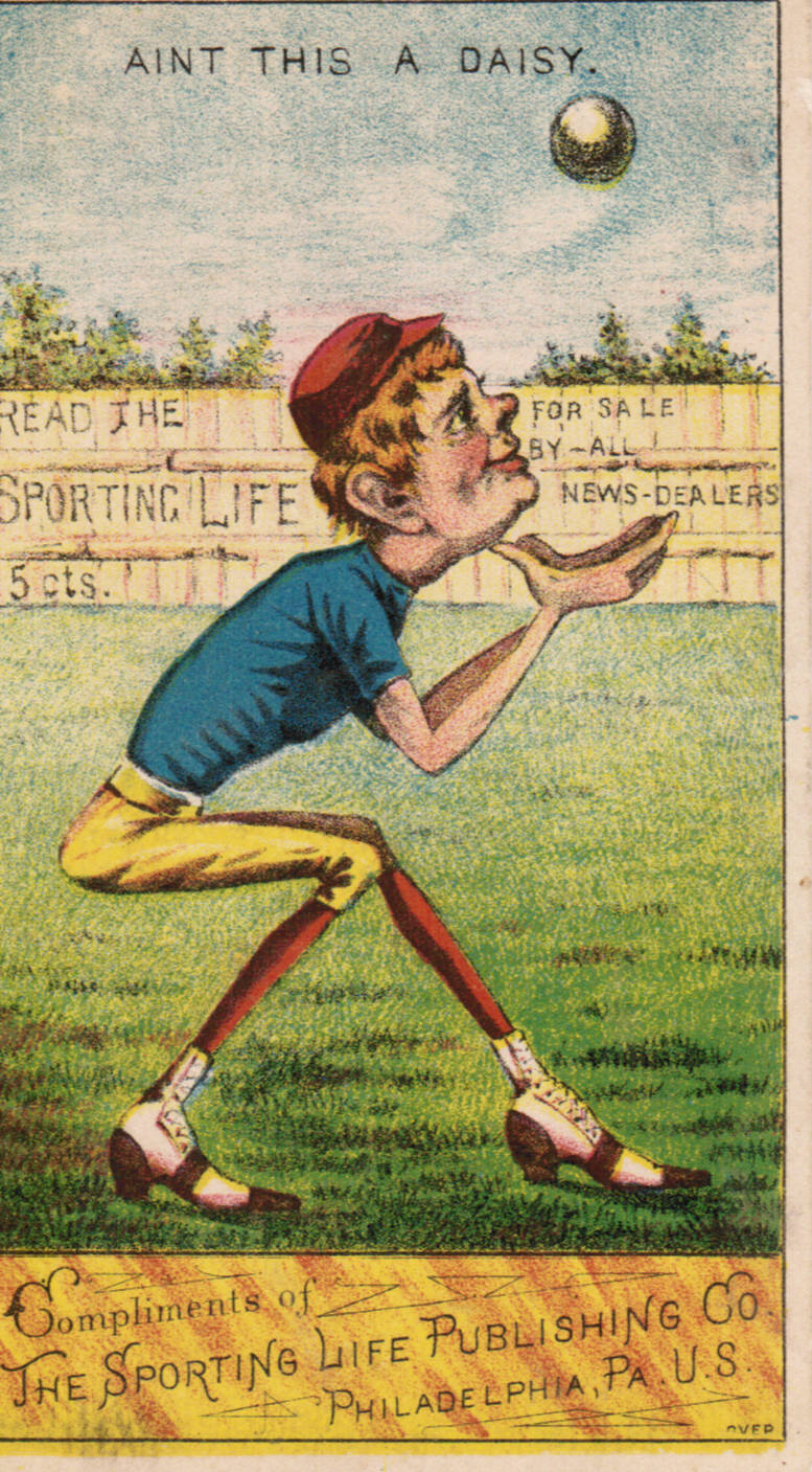 Set H 804-8B baseball advertising trade card