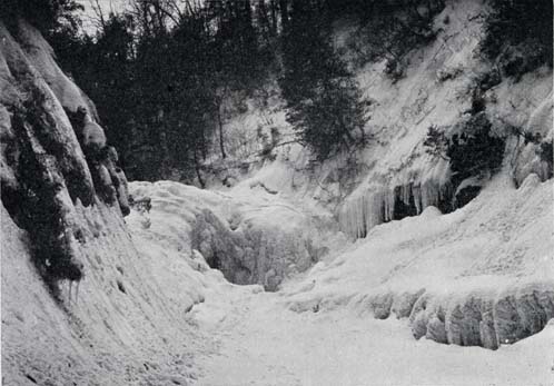 Canajoharie Falls in Winter