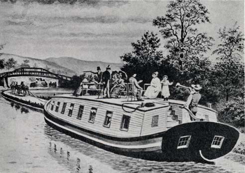 Packet Boat on the Old Erie Canal