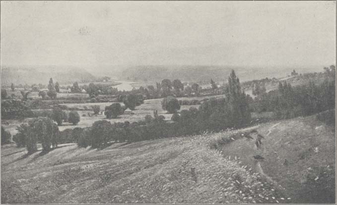 Farm Slopes of the Mohawk Valley. Painted by Edward Gay.