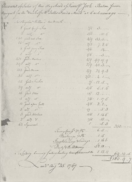 Account Book of Merchant Jelles Fonda