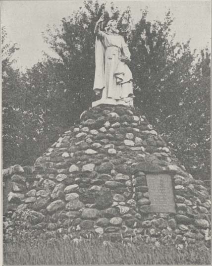 Statue of Father Isaac Jogues.