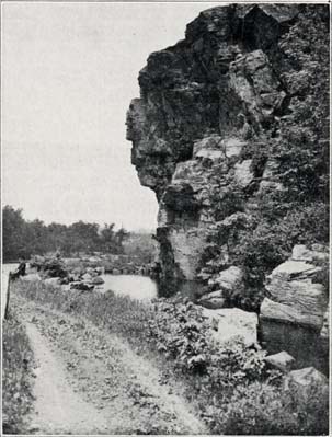 Profile Rock at Little Falls