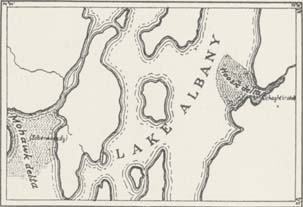 Mohawk River Post-Glacial Drainage Map