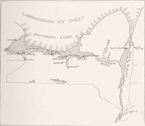 New York State During the last Ice Age.